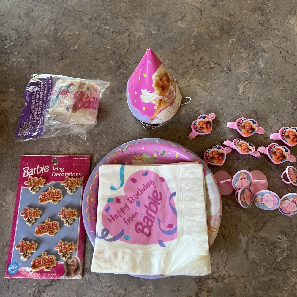 Vintage Barbie Party Favors